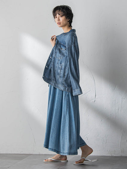 ゆれるデニムジャケット