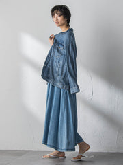 ゆれるデニムジャケット