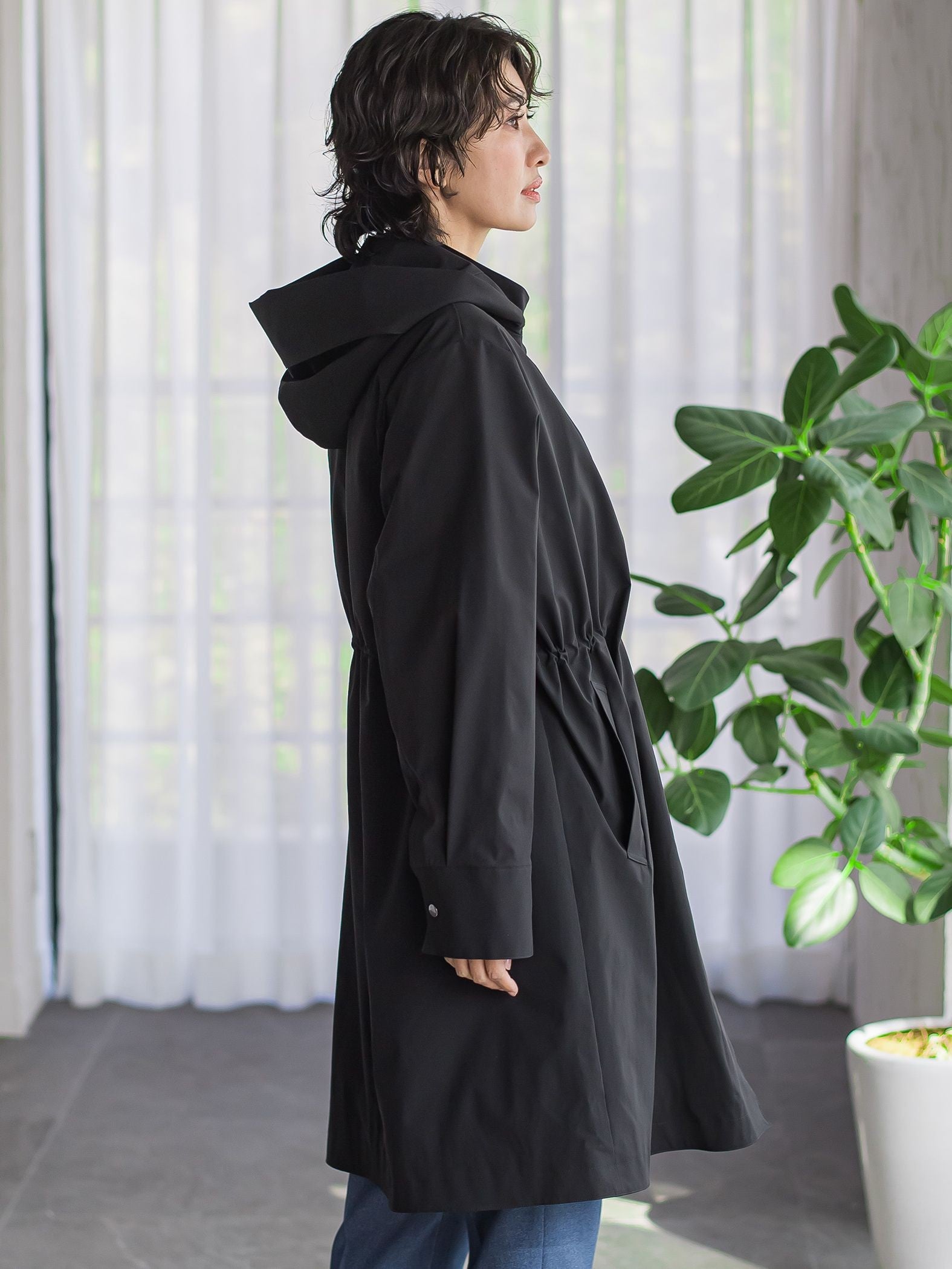 パーテーションダウンロングコート