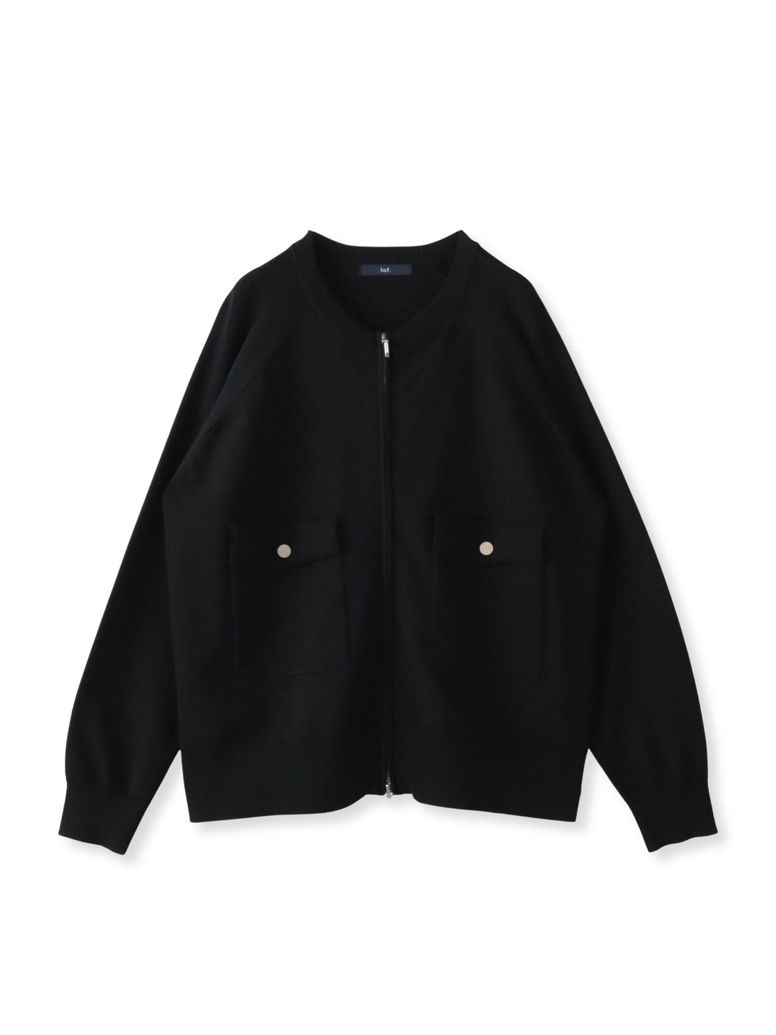 ダブルジップブルゾンニット