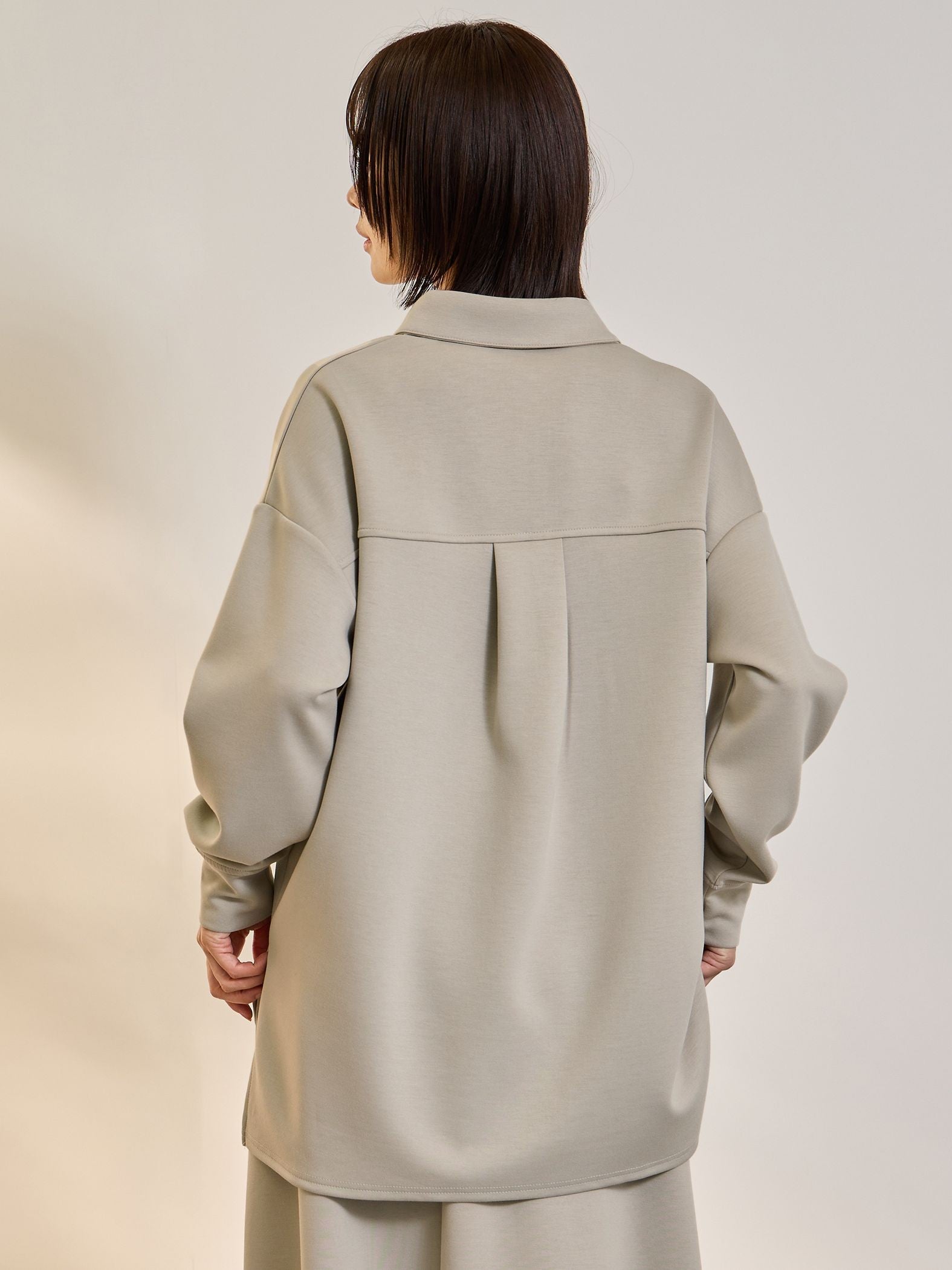 【SET】ダンボールニットスキッパートップ×スカート2ピース