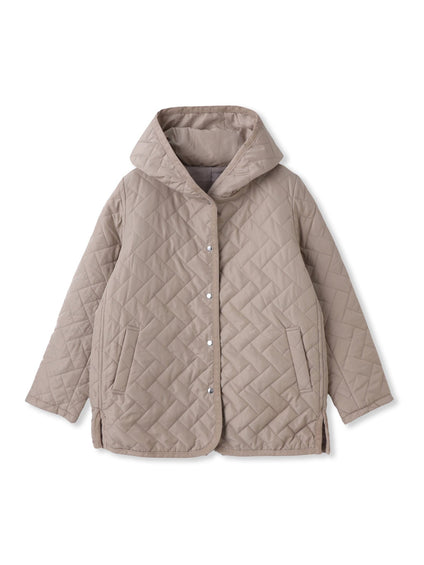 【WEB限定】ポリエステルタフタキルトコート
