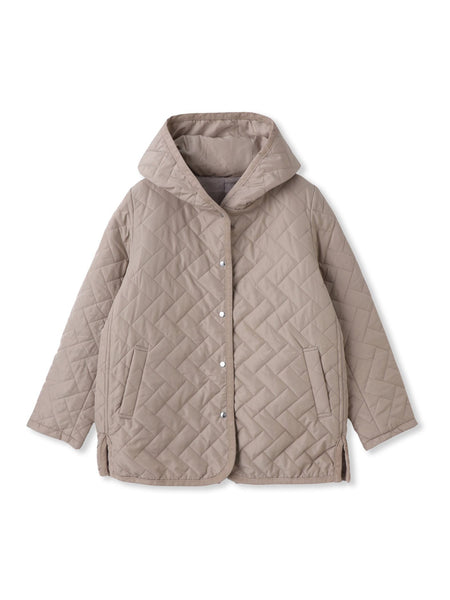 【WEB限定】ポリエステルタフタキルトコート