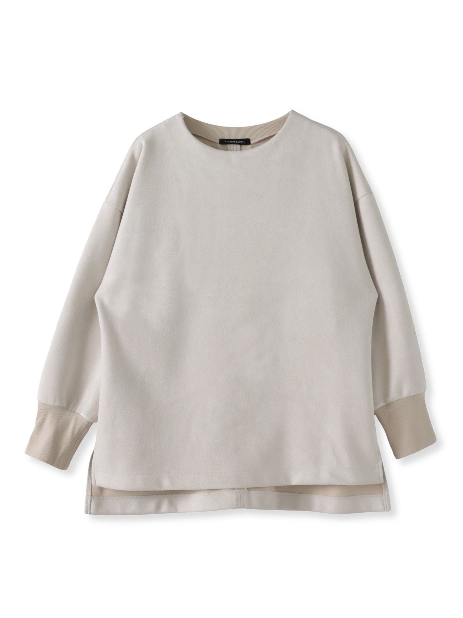 【WEB限定】フェイクスエードプルオーバー≪セットアップ対応/洗える≫