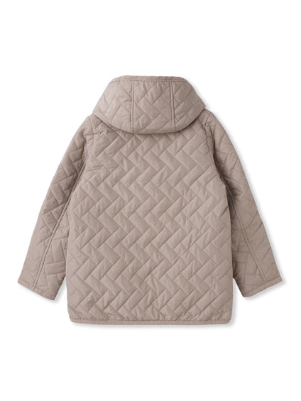 【WEB限定】ポリエステルタフタキルトコート