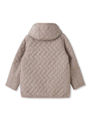【WEB限定】ポリエステルタフタキルトコート
