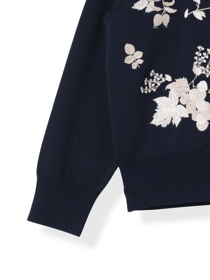フルーツ刺繍カーディガン≪手洗い可能≫ | Viaggio Blu