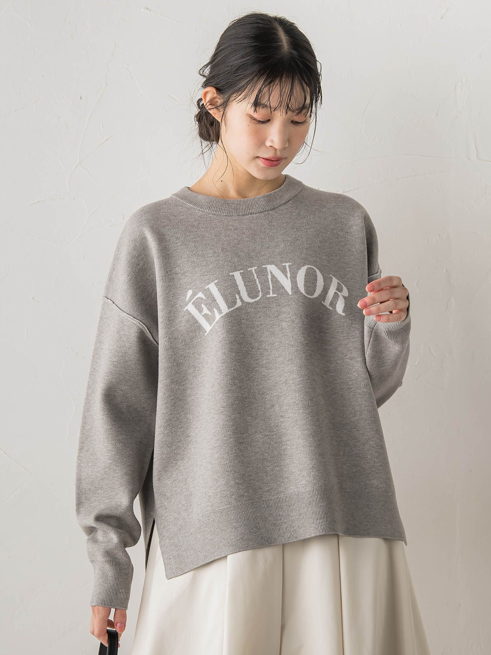 【新色追加】ロゴスウェットニット≪手洗い可能≫