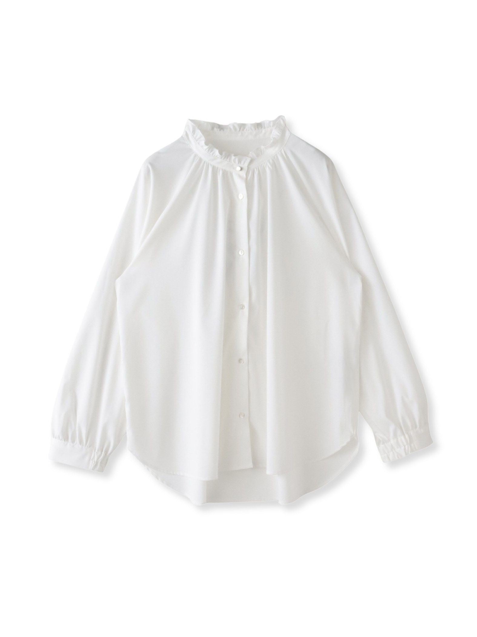 ドレープブロードストレッチブラウス