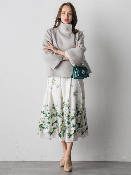 シャギーショートコート