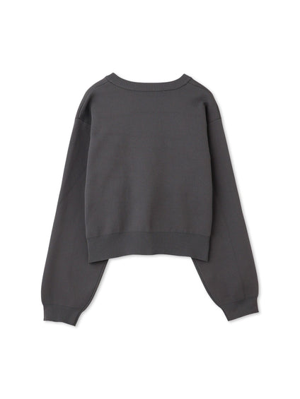 ポケットデザインニットカーディガン≪洗濯機で洗える≫