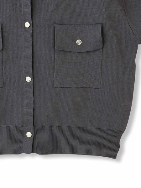 ポケットデザインニットカーディガン≪洗濯機で洗える≫