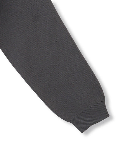 ポケットデザインニットカーディガン≪洗濯機で洗える≫