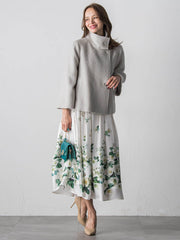 シャギーショートコート