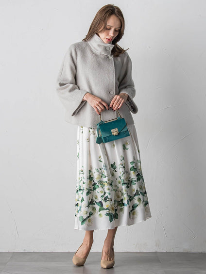 シャギーショートコート