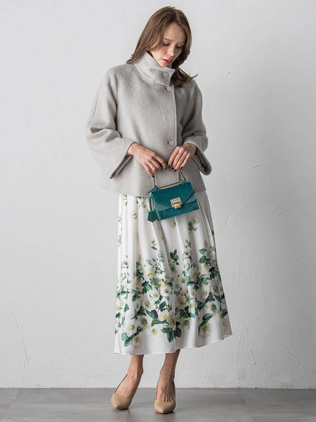 シャギーショートコート