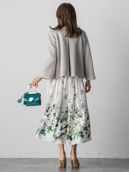 シャギーショートコート