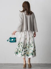 シャギーショートコート