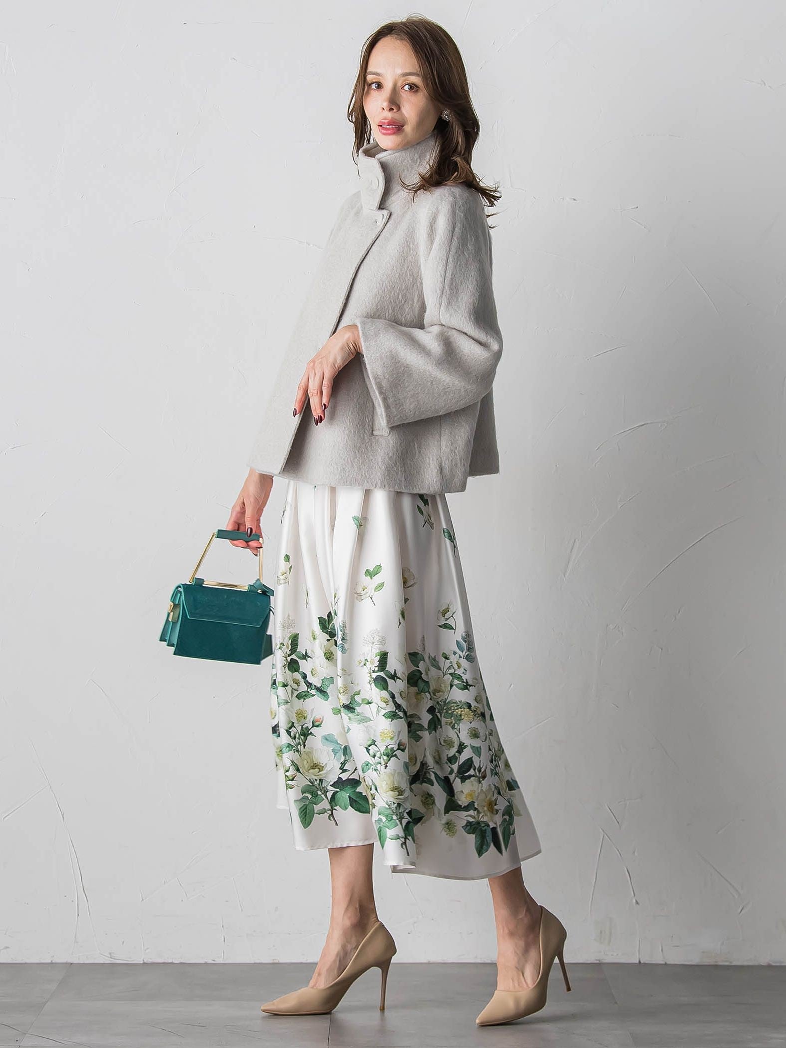 シャギーショートコート