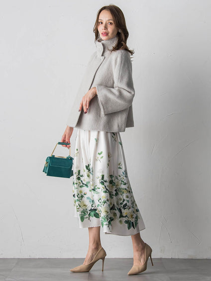 シャギーショートコート