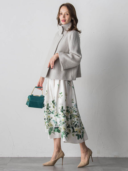 シャギーショートコート