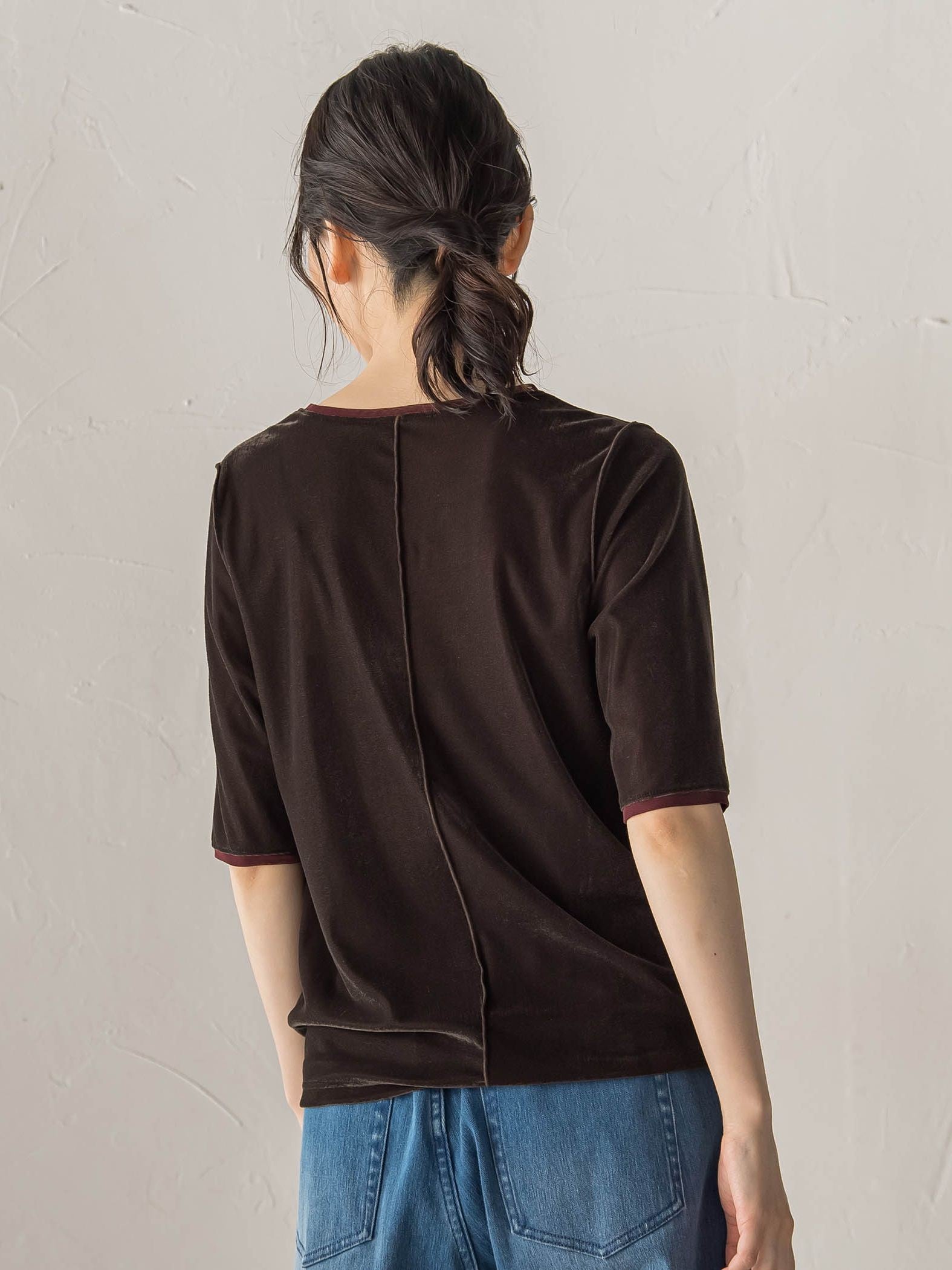 シアーベロアTシャツ