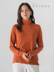 【WEB限定】【Skinea】≪着るスキンケア≫タートルネックカットソー