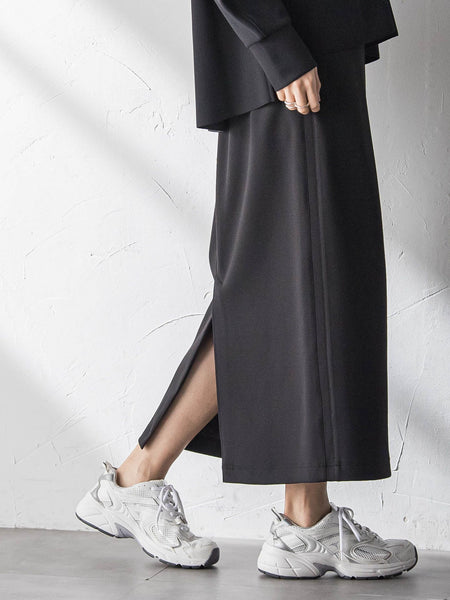 【えらべるSETUP】叶えるIラインスカート≪手洗い可能≫