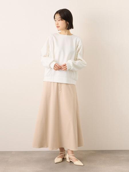 《予約販売》【ふんわり、きちんと。】ドルマンギャザープルオーバー≪手洗い可能≫