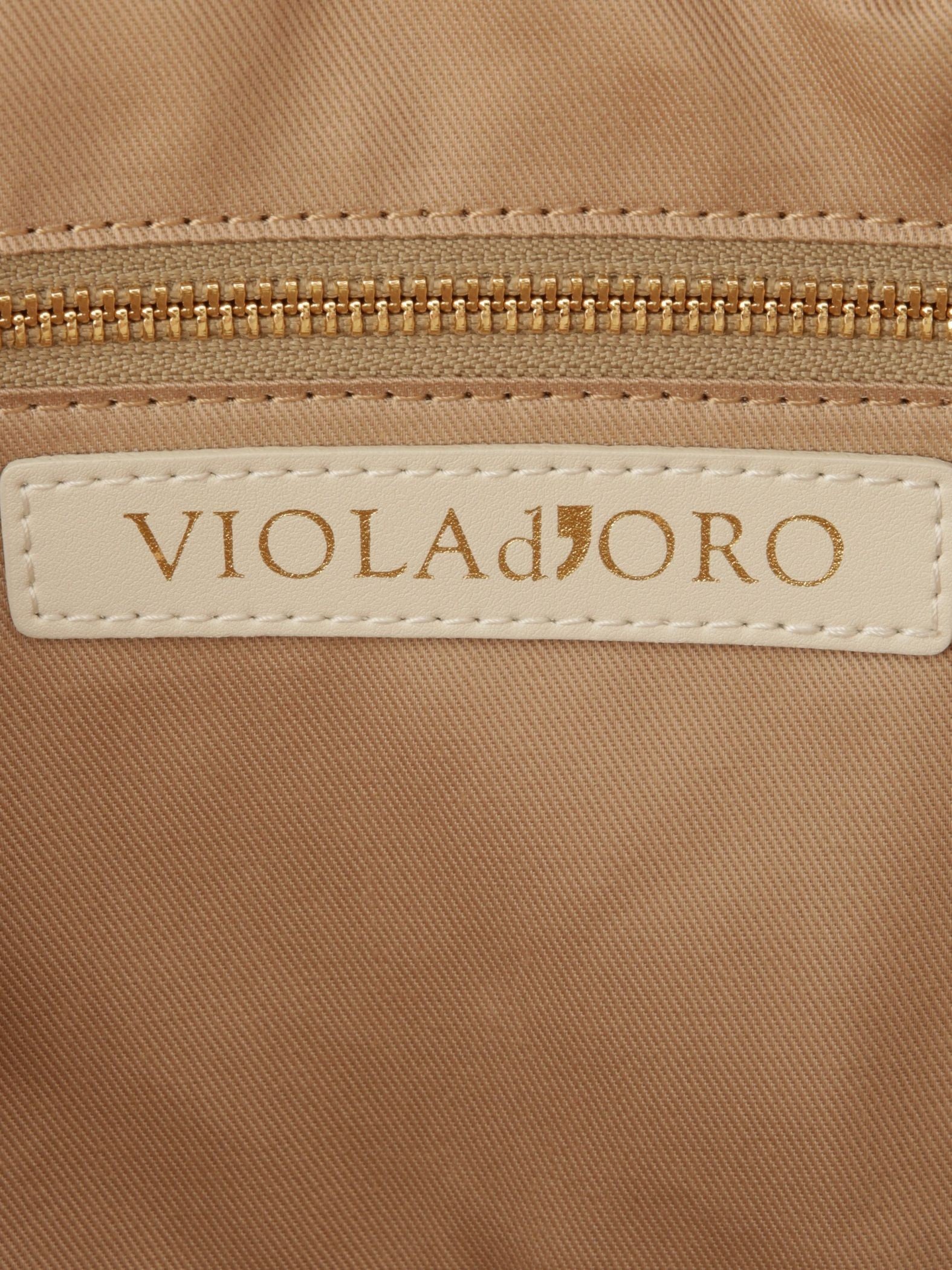 【VIOLAd'ORO】アバカレザーカゴバッグ MIRO/ V-8844