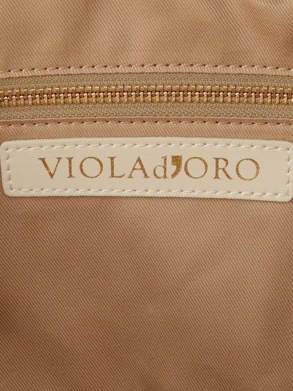 【VIOLAd'ORO】アバカレザーカゴバッグ MIRO/ V-8844