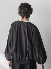 撥水バルーンブルゾン