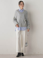 ボリュームスリーブシャツ≪洗濯機で洗える≫