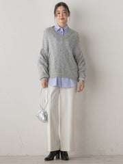 ボリュームスリーブシャツ≪洗濯機で洗える≫