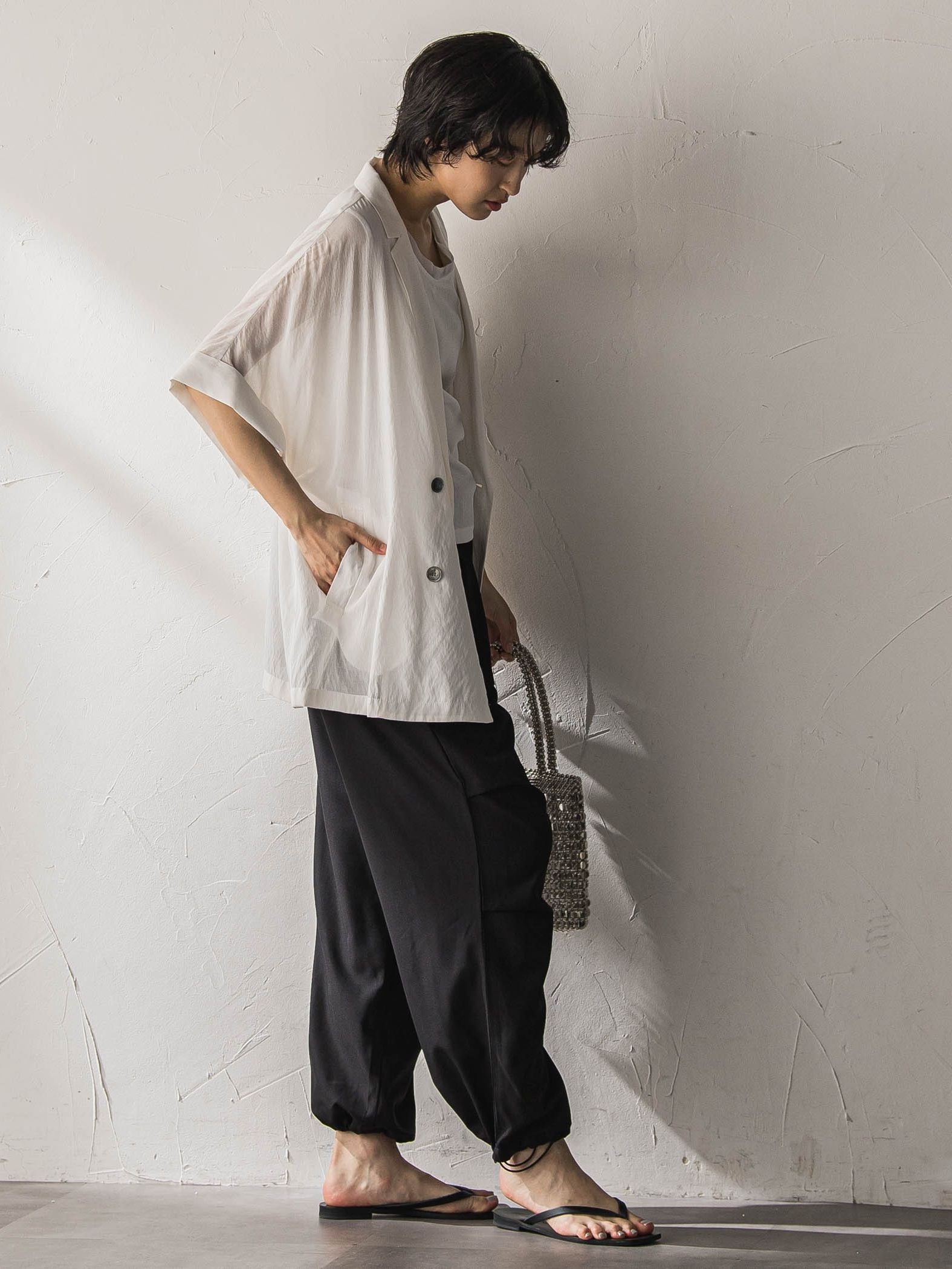 【WEB限定】タックパラシュートパンツ