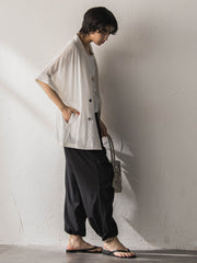 【WEB限定】タックパラシュートパンツ