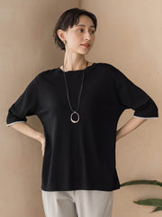 【大きいサイズ/新色追加】Tシャツニット