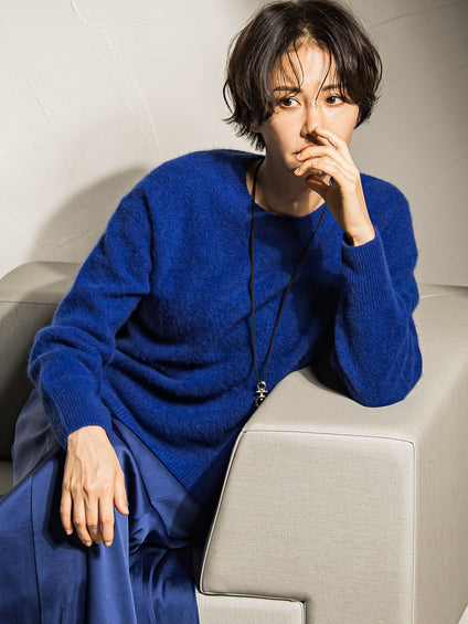 【STORY11月号掲載】【洗えるニット】FOXWOOL プルオーバー≪WEB別注サイズあり≫