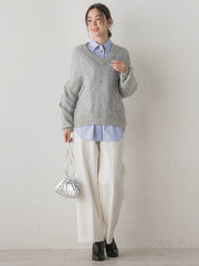 ボリュームスリーブシャツ≪洗濯機で洗える≫