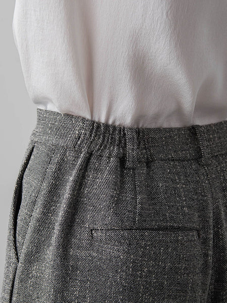 ノンウールツィードパンツ≪洗濯機で洗える/セットアップ対応≫