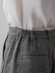 ノンウールツィードパンツ≪洗濯機で洗える/セットアップ対応≫