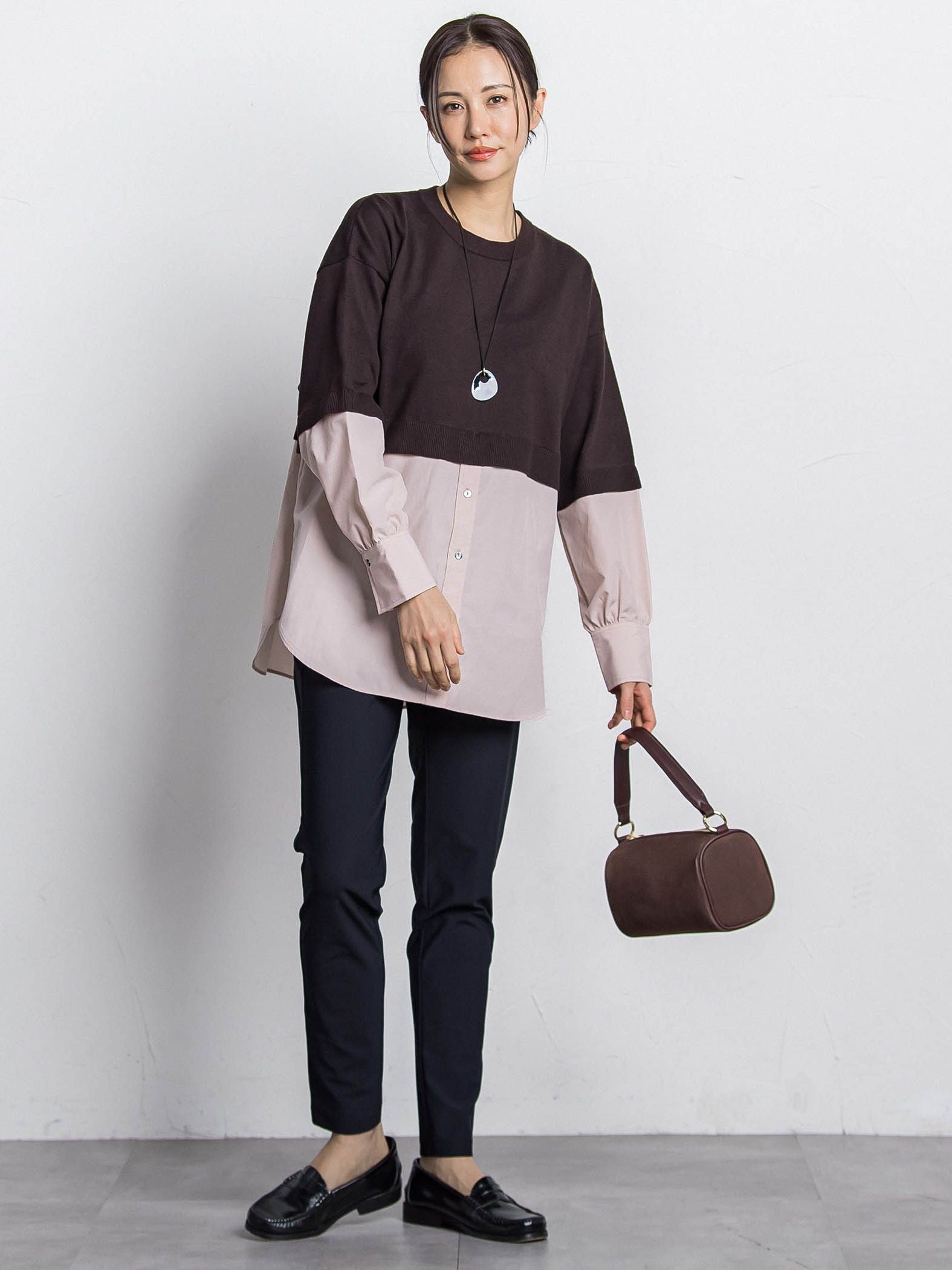 【WEB限定】裏起毛発熱レギンスパンツ≪ストレッチ/洗える≫