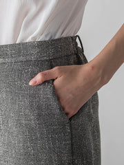 ノンウールツィードパンツ≪洗濯機で洗える/セットアップ対応≫