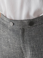 ノンウールツィードパンツ≪洗濯機で洗える/セットアップ対応≫