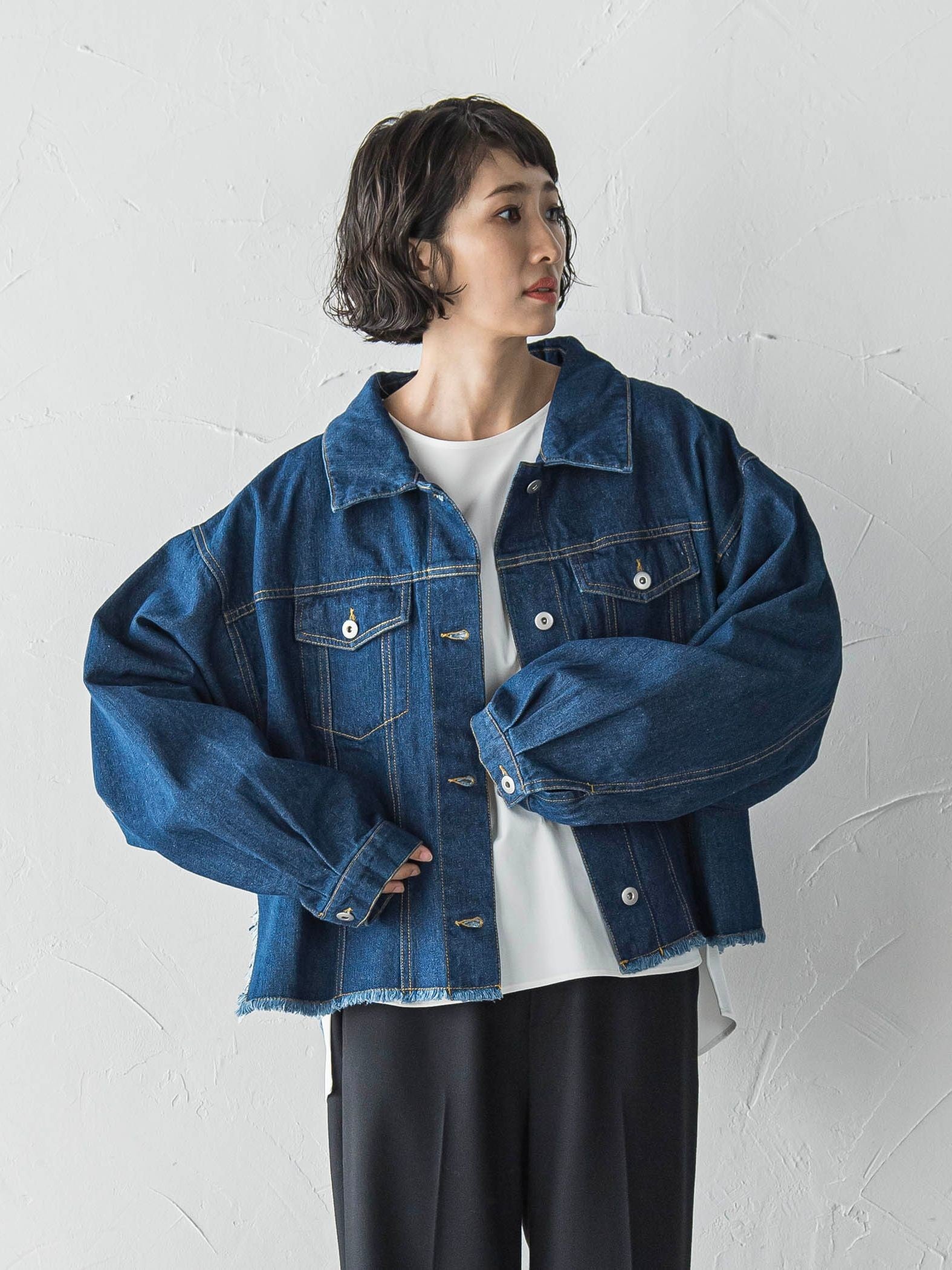 【biyori】”抜け感シルエットでこなれ感”オトナGジャン≪手洗い可能≫