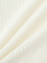 Recycle Slub BluseクロップドTシャツ