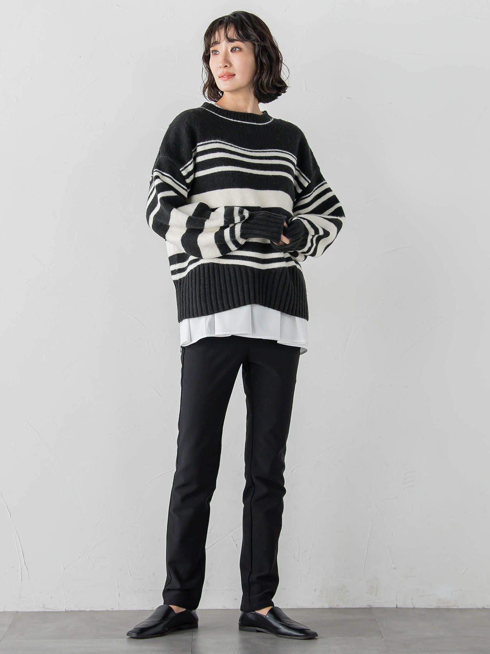 【大きいサイズ】ペプラムカットソー