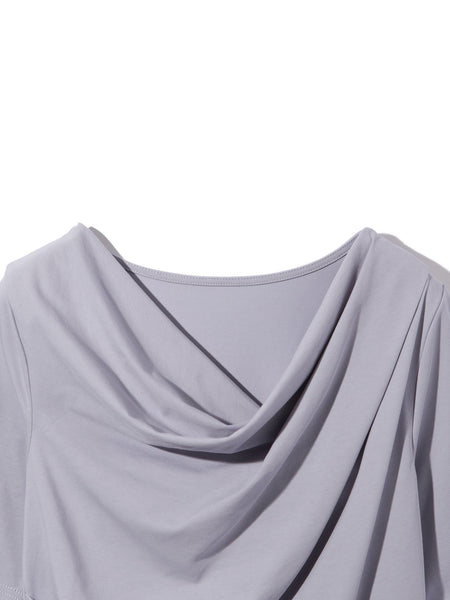 カットドレープTシャツ≪洗濯機で洗える≫