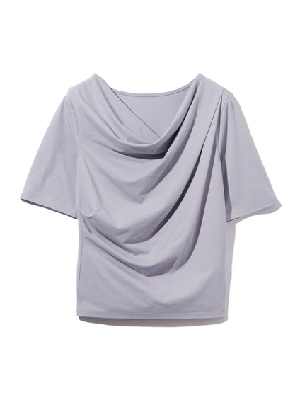 カットドレープTシャツ≪洗濯機で洗える≫