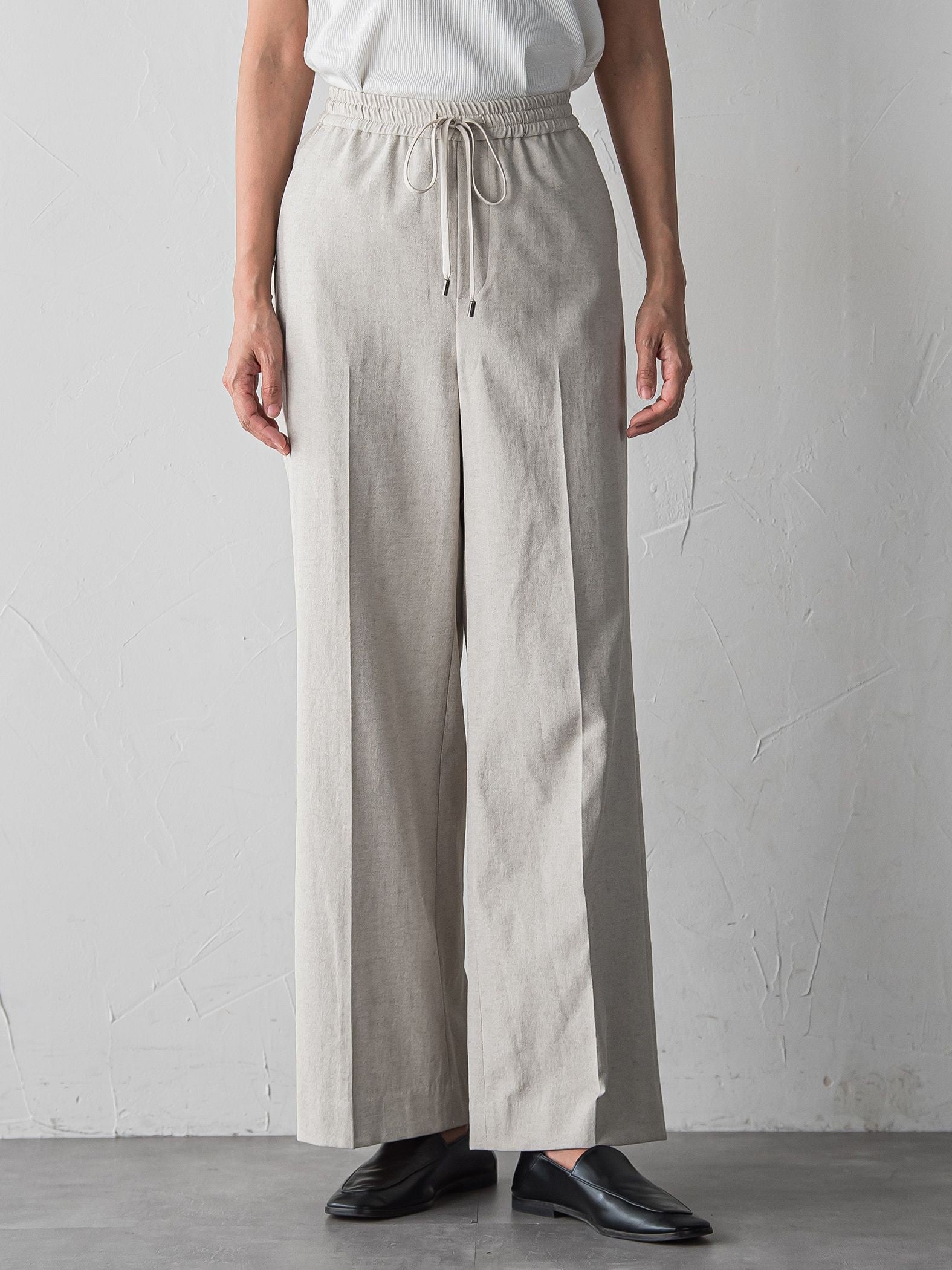 シェルタリングワイドパンツ